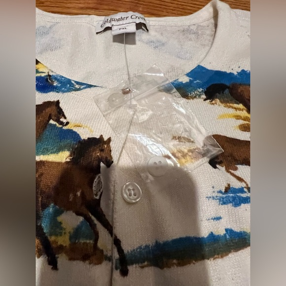 Amazing wild horse cardigan - Picture 4 of 11